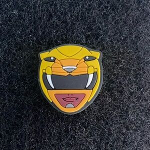 Power Ranger Yellow Ranger CROCS shoe charm jibbitz